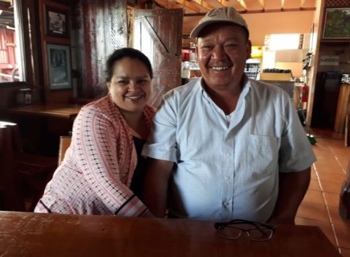 Don Francisco y Doña Nelly hicieron el proyecto para Darle un uso al Agua de lluvia, en Cartago Costa Rica