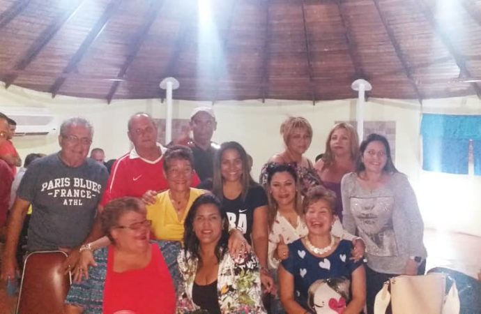 Monica Padrón le hace honor al Centro  Hispano del Municipio lagunillas Ciudad Ojeda