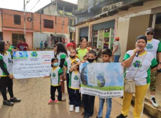 La Población del Municipio El Callao festejaron el día mundial del ambientalista